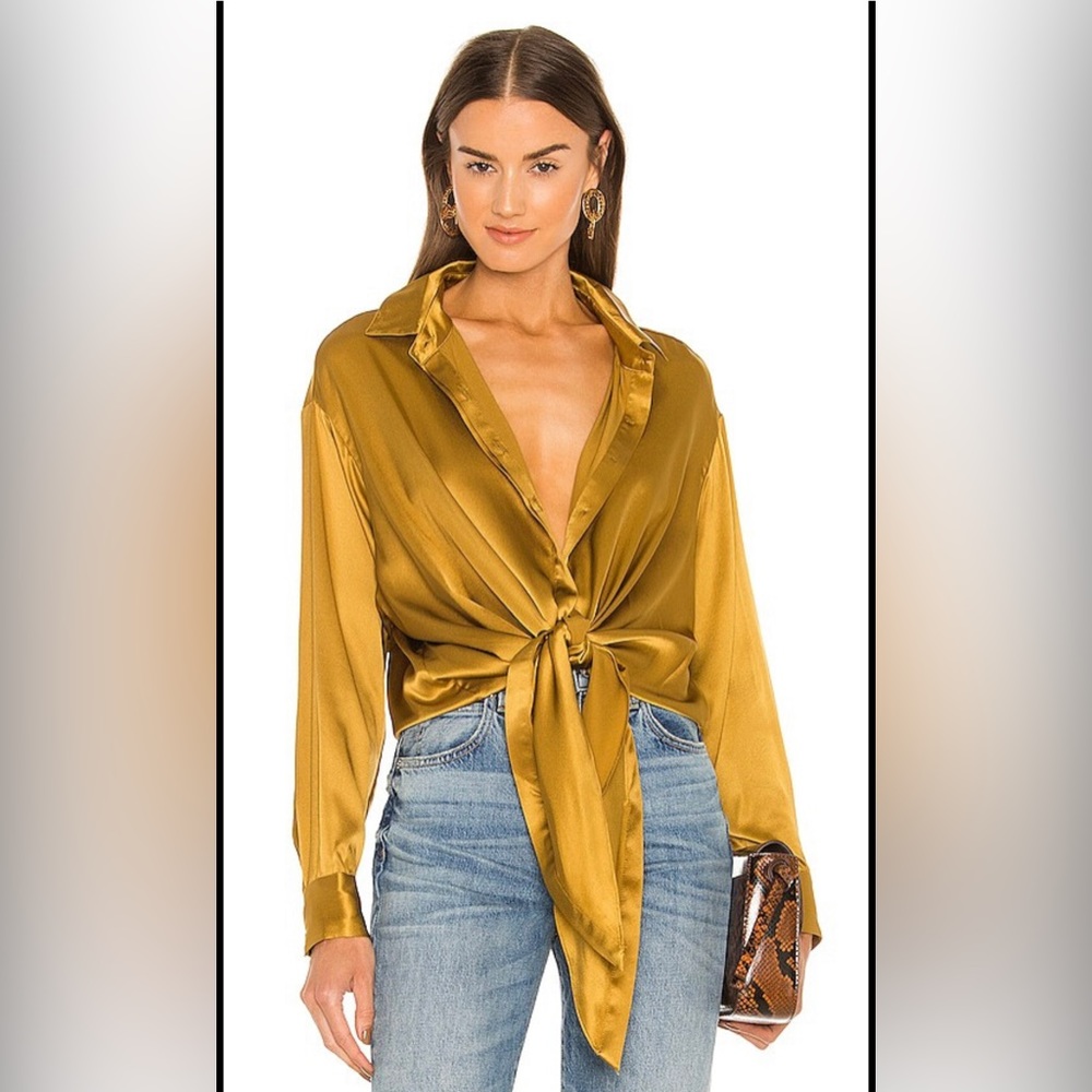 Ronny Kobo Taliah Topyellow Metallic Gold - Brass